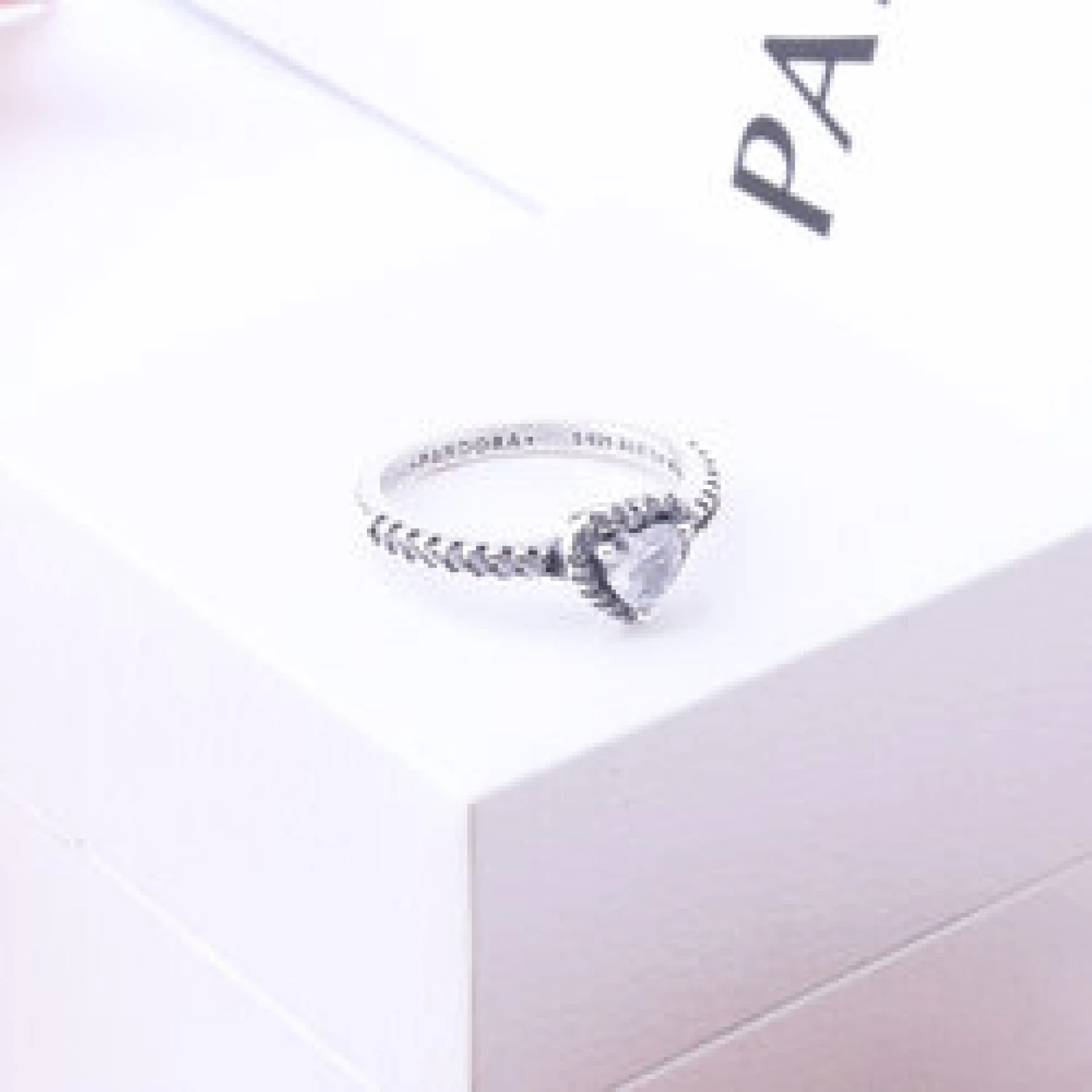 خاتم باندورا ابيض | Pandora Heart Ring White