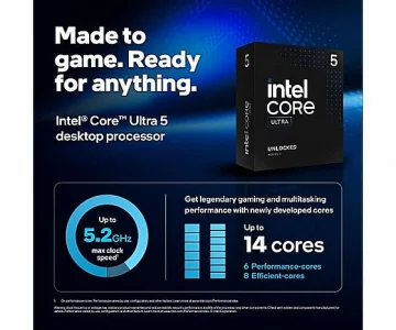 Intel Core Ultra 5 245KF Tray (No GPU, No Fans, Up to 5.2GHz)