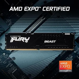 Kingston Fury Beast DDR5 64GB (2x32GB) 6000MHz CL30 EXPO RAM