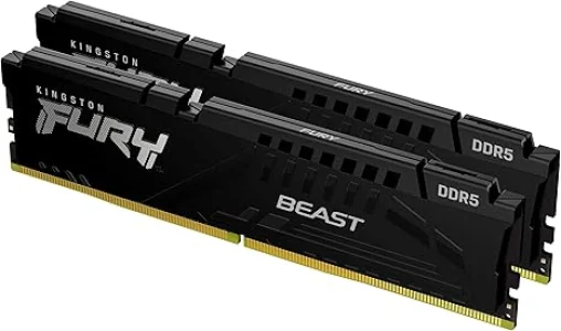 Kingston Fury Beast DDR5 64GB (2x32GB) 6000MHz CL30 EXPO RAM