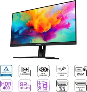 Gigabyte M27Q X | شاشة 27 بوصة 2K 1ms SS IPS 240Hz KVM HDR400