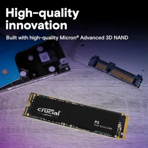 Crucial P3 500GB 3D NAND NVMe PCIe M.2 SSD