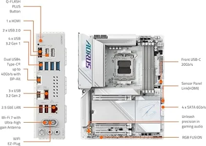 AMD Gigabyte X870E AORUS PRO ICE ATX AM5 DDR5 WIFI7 BT