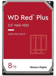 WD Red Plus 8TB NAS HDD 3.5" 5640RPM SATA III