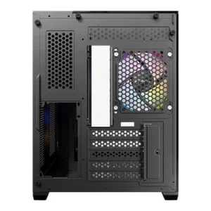 Antec CX600M RGB Black Mini Tower tempered glass panel