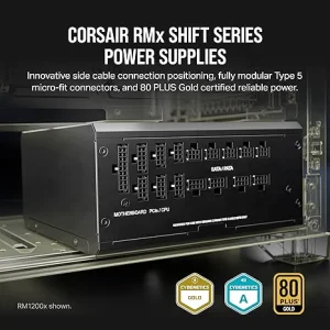 CORSAIR RM750 SHIFT 80 Plus Gold Fully Modular ATX Power Supply