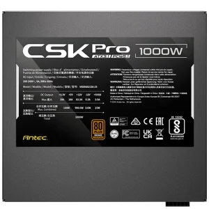 Antec CSK 1000 PRO ATX 3.1 Ready Semi-Modular 80 Plus Bronze Power Supply