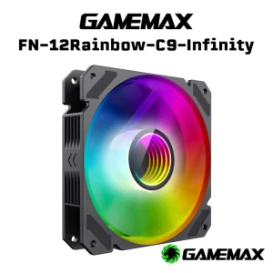 GAME MAX FN-12 RAINBOW C9 - مروحة كمبيوتر RGB