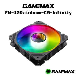 GAME MAX FN-12 RAINBOW C9 - مروحة كمبيوتر RGB