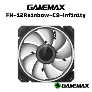 GAME MAX FN-12 RAINBOW C9 - مروحة كمبيوتر RGB