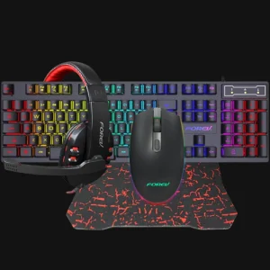 Forev FV-Q809 4in1 Gaming Combo (Headphones + Keyboard + Mouse + Mousepad)