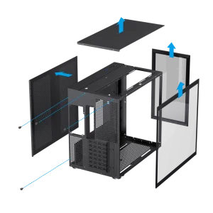 GAME MAX COMPUTER CASE INFINITY BLACK