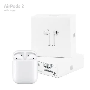 سماعة أذن AirPods 2 بلوتوث مع لوجو