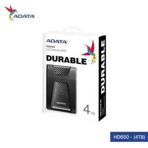 هارديسك ADATA HD650 4TB External HDD