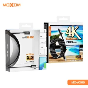 كيبل موكسوم MX-AX60 60W PD 4K 2m