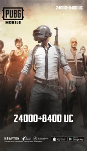 PUBG Mobile (Android, iOS) 24000+8400 UC - PUBG Mobile Key - GLOBAL