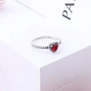 خاتم باندورا احمر | Pandora Heart Ring Red